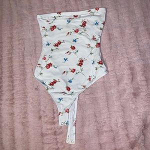 Forever 21 Floral Bodysuit